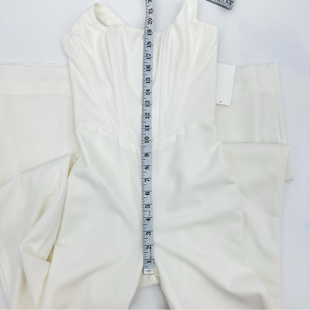 Show Me Your Mumu White Nina Jumpsuit Bridal Reception Rehearsal Extra Small - Picture 11 of 16